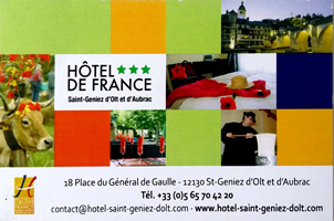 Hotel Saint Geniez d'Olt